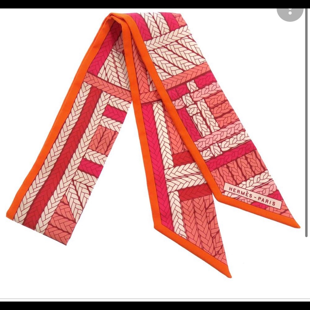 Authentic Hermes hair scarf - never used